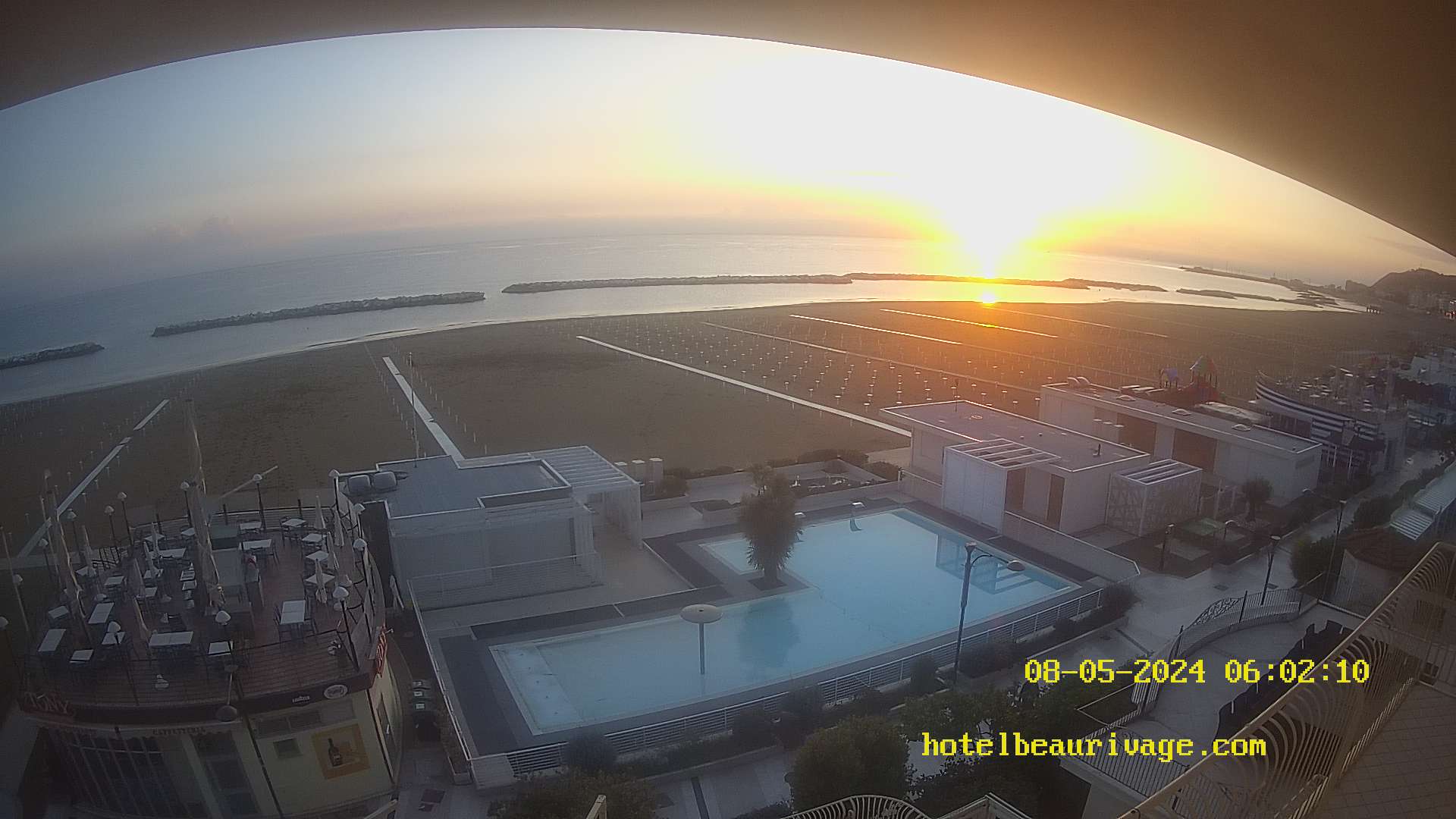 Live Webcam Hotel Beaurivage, Cattolica, Rimini - Italy