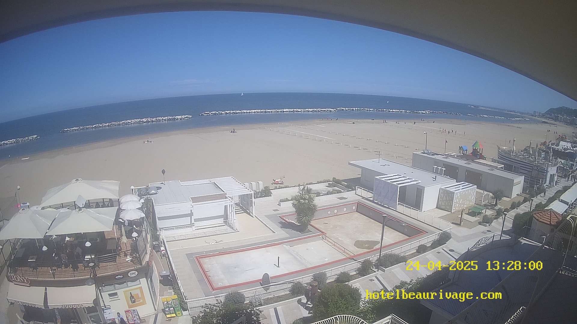 Preview delle webcam di Cattolica Lungomare hotel Beaurivage